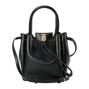 Burberry Monogram Shoulder Bag Black
